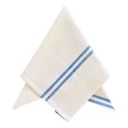Ver imagem 1 de Guardanapo de Tecido Juliana - Algodão, Listra Azul, 50x50cm