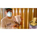 Ver imagem 3 de Tinta Amarelo Ouro Esmalte Sintético Metalic Plus 900Ml Anjo