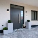 Ver imagem 2 de Arandela Solar Led Duplo Facho Ajustável Luz Amarela Externa Parede Jardim Fachadas St3296