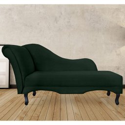 Recamier Namoradeira Divã Lado Direito Olivia Suede Verde - Ds Estofados - 2