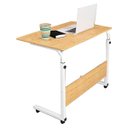 Ver imagem 1 de Mesa Para Notebook Dobrável Portátil Para Laptop Cama Sofá Café - Branca Genuinos Mesinha Notebook