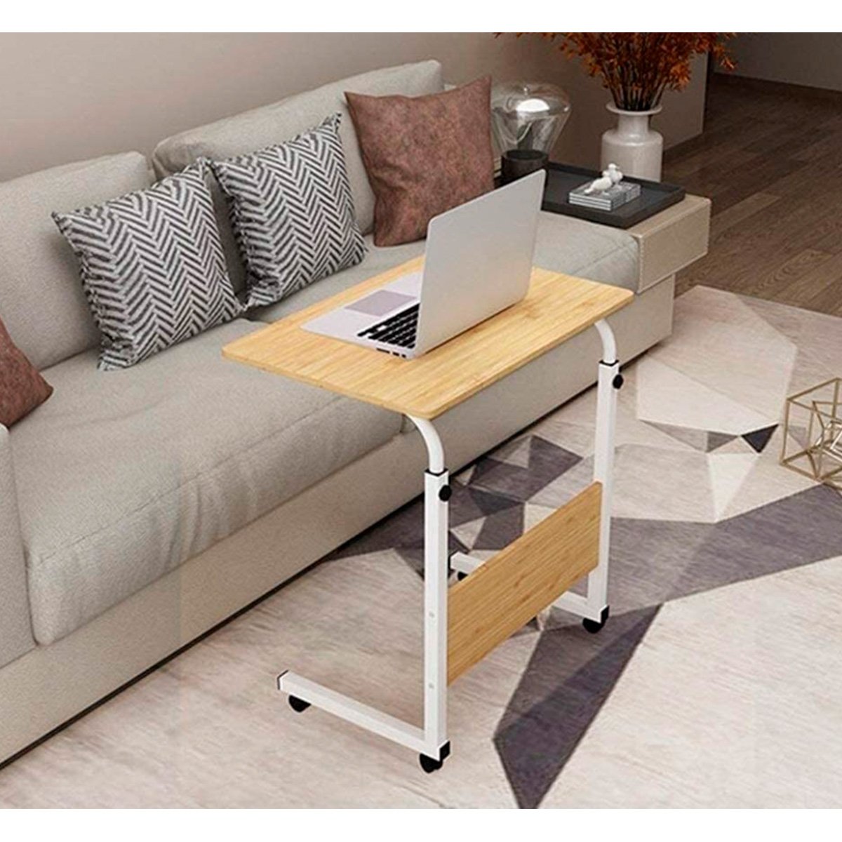 Mesa Para Notebook Dobr vel Port til Para Laptop Cama Sof Caf 