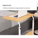 Ver imagem 2 de Mesa Para Notebook Dobrável Portátil Para Laptop Cama Sofá Café - Branca Genuinos Mesinha Notebook