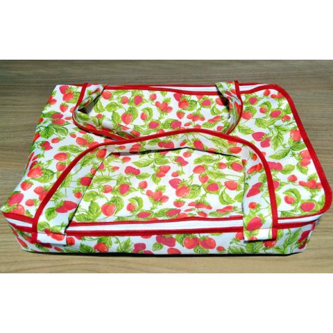 Porta Assadeira Térmica Moranguinhos Arte & Tear