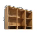 Ver imagem 4 de Armário Aéreo Cozinha 120 cm Trebbiano 3 Portas 100% MDF Amêndoa - Rio Doce