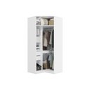 Ver imagem 3 de Guarda Roupa Closet Modulado Componível de Canto oblíquo Adapt N531 Kappesberg