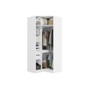 Ver imagem 4 de Guarda Roupa  Closet Modulado Componível de Canto oblíquo Adapt N531 Kappesberg - Branco