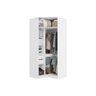 Guarda Roupa  Closet Modulado Componível de Canto oblíquo Adapt N531 Kappesberg - Branco - 4