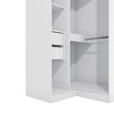 Ver imagem 6 de Guarda Roupa Closet Modulado Componível de Canto oblíquo Adapt N531 Kappesberg