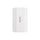 Ver imagem 1 de Guarda Roupa  Closet Modulado Componível de Canto oblíquo Adapt N531 Kappesberg - Branco