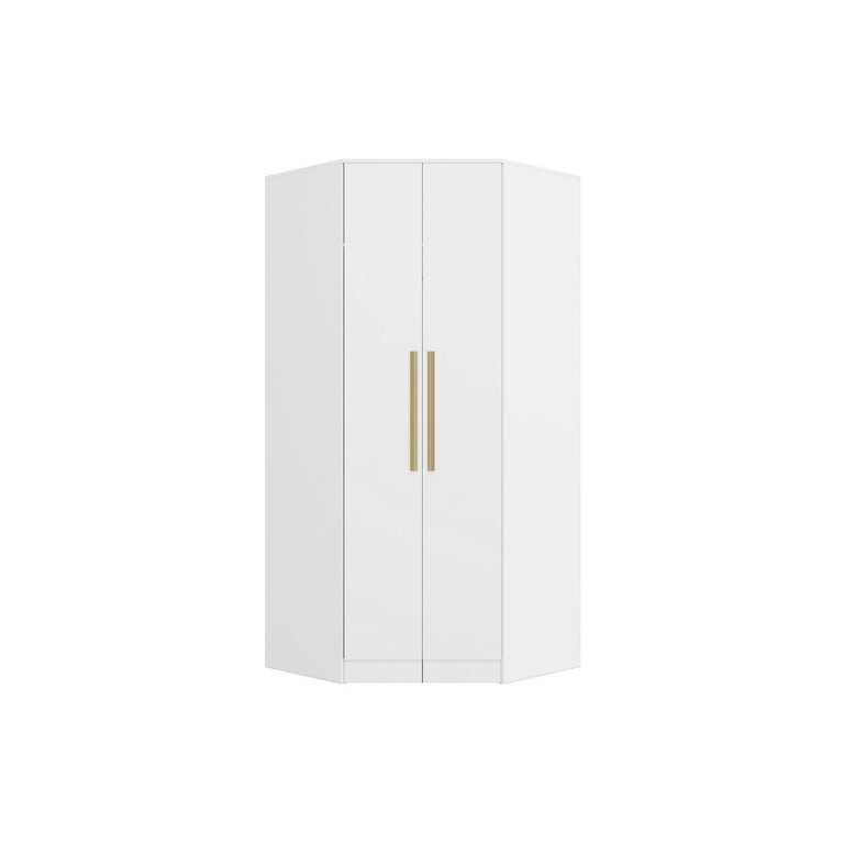 Guarda Roupa  Closet Modulado Componível de Canto oblíquo Adapt N531 Kappesberg - Branco