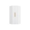 Guarda Roupa  Closet Modulado Componível de Canto oblíquo Adapt N531 Kappesberg - Branco - 1