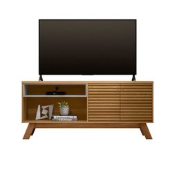 Rack Camboriú para TVs até 70 Polegadas Amêndoa/Titânio Linea Brasil - 2
