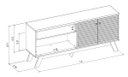 Ver imagem 6 de Rack Camboriú para Tvs até 70 Polegadas Amêndoa/titânio Linea Brasil