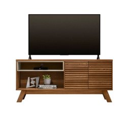 Rack Camboriú para TVs até 70 Polegadas Freijó/Off White Linea Brasil - 2