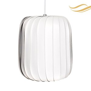 Luminária Teto Moderno Bivolt E27 Sala Mesa Ilha Bancada Esmeralda 20cm Branco