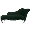 Ver imagem 1 de Recamier Namoradeira Divã Lado Esquerdo Olivia Suede Verde - Ds Estofados