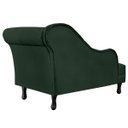 Ver imagem 3 de Recamier Namoradeira Divã Lado Esquerdo Olivia Suede Verde - Ds Estofados