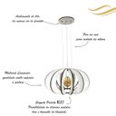 Ver imagem 3 de Luminária Teto Madeira Bivolt E27 Sala Mesa Ilha Cozinha Balcão Londres Branco