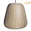Ver imagem 1 de Luminária Pendente Moderno Bivolt E27 Sala Mesa Ilha Bancada Safira 30cm Camursa