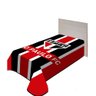 Cobertor Raschel Plus Casal 180x220cm São Paulo Fc Vermelho Jolitex - 4