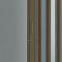 Ver imagem 4 de Porta Sanfonada de PVC Translucido 210cm x 72cm Plastporta Bcf Marrom/Wengue com