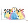 Quadro Decorativo Princesas Disney em Tecido Canvas 130x60 - 3