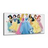 Quadro Decorativo Princesas Disney em Tecido Canvas 130x60 - 1