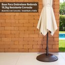 Ver imagem 2 de Suporte Base para Ombrelone Redonda 19,5kg Resistente Corrosão