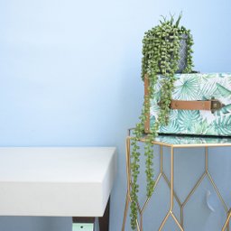 Arranjo de Planta Pendente Artificial no Vaso Cimento | Formosinha - 6