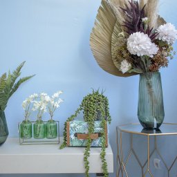 Arranjo de Planta Pendente Artificial no Vaso Cimento | Formosinha - 5