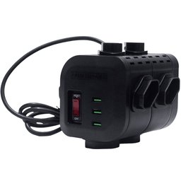 Filtro de Linha Torre 8 Tomadas + 3 Usb Bivolt Qualitronix Qcfl8-ppusb 8 Tomadas - 4