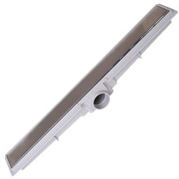 Ralo Linear com Grelha em Inox Luxo 5cm x 1 Metro - 1447 - ESTRELA - 1
