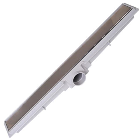 Ralo Linear com Grelha em Inox Luxo 5cm x 1 Metro - 1447 - ESTRELA