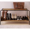 Ver imagem 2 de Sapateira Banco para Hall de Entrada 27890 Tube Artesano - Vermont/preto Fosco