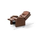 Ver imagem 4 de Poltrona Reclinável Luxo - Courvin Wisky - Estofados Pérola