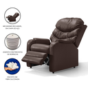 Ver imagem 6 de Poltrona Reclinável Luxo - Corano Marrom - Estofados Pérola