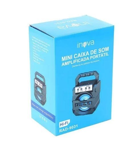 Mini Caixa de Som Portátil Amplificada Rad-9031 - 3