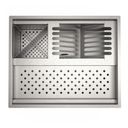 Ver imagem 1 de Calha P/ 48 Cm Quadrada Lateral Escorredor Louça Inox Embutido Technox