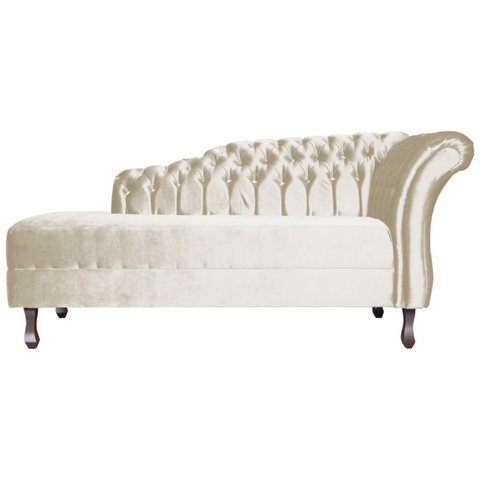 Divã Recamier Styllus Veludo Lado Direito