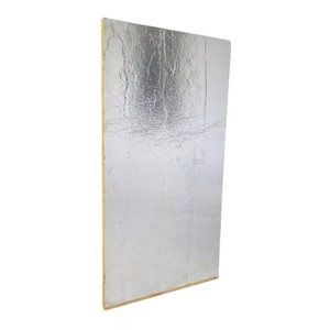 Placa Lã de Vidro Aluminizado 1 Faces 1200 X 600 X 25 Mm - 30kg/m3 - 1 Unidade 0,72m2