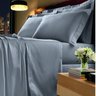 Jogo de Cama Queen Platine 300 Fios Percal 4 Peças Buettner Cinza - 1