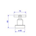 Ver imagem 3 de kIT 4 PÇS Acabamento Registro 3/4 Pressão /Gaveta 4900.C64.PQ Cromado Luxo