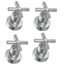 Ver imagem 4 de kIT 4 PÇS Acabamento Registro 3/4 Pressão /Gaveta 4900.C64.PQ Cromado Luxo