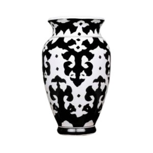 Vaso De Cerâmica Dolomita E Acabamento Tipo Glaze (22 x 18,5 x 37 cm)