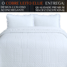Cama Posta King Ellie Colcha Luxo Algodão 300 Fios Bordado:branco - 2