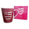 Caneca De Porcelana Allmix Estampa Flamengo 290 ML Rosa - 1