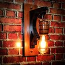 Ver imagem 7 de Arandela Luminária de Parede Colonial Madeira Maciça Barril - Mogno + Lâmpada