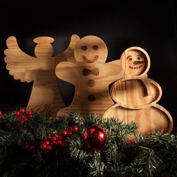 Tábua Woodart Anjo em Madeira Pinus 30cm x 35cm x 1,5cm - 3