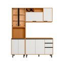 Ver mais imagens de Cozinha Modulada Compacta com Nichos 3 Peças 180cm Ravena Poliman Móveis